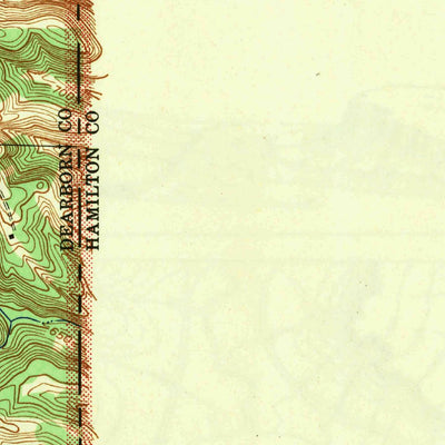 United States Geological Survey Hooven, OH-IN-KY (1943, 24000-Scale) digital map