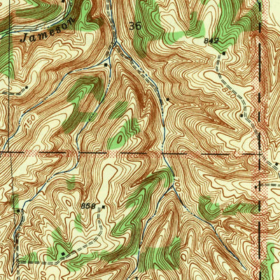 United States Geological Survey Hooven, OH-IN-KY (1943, 24000-Scale) digital map