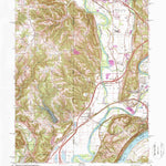 United States Geological Survey Hooven, OH-IN-KY (1981, 24000-Scale) digital map