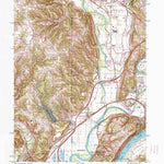 United States Geological Survey Hooven, OH-IN-KY (1996, 24000-Scale) digital map