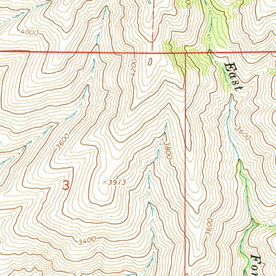 United States Geological Survey Hoover Point, ID (1967, 24000-Scale) digital map