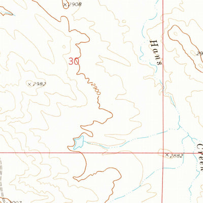 United States Geological Survey Hoover, SD (1977, 24000-Scale) digital map
