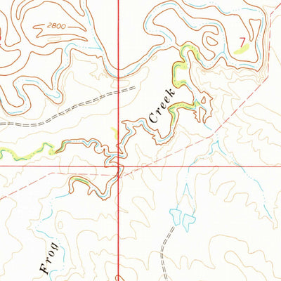 United States Geological Survey Hoover, SD (1977, 24000-Scale) digital map