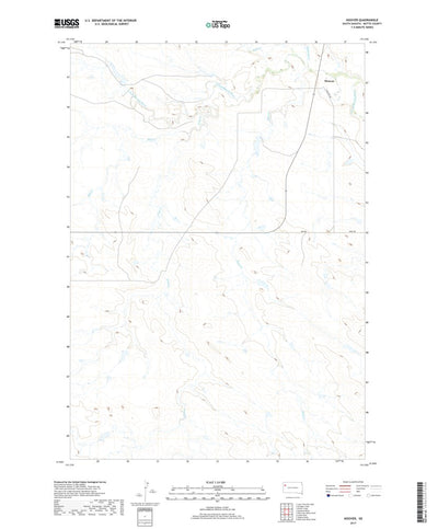 United States Geological Survey Hoover, SD (2017, 24000-Scale) digital map