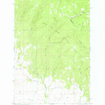 United States Geological Survey Hoover Spring, MT (1972, 24000-Scale) digital map