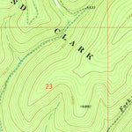 United States Geological Survey Hoover Spring, MT (1972, 24000-Scale) digital map