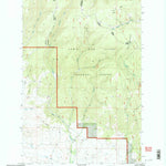 United States Geological Survey Hoover Spring, MT (1995, 24000-Scale) digital map