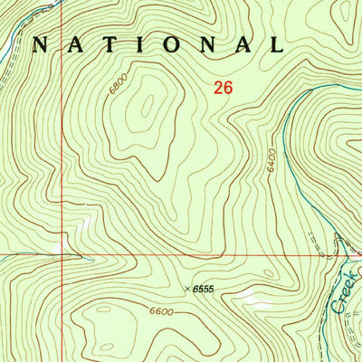 United States Geological Survey Hoover Spring, MT (1995, 24000-Scale) digital map