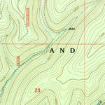 United States Geological Survey Hoover Spring, MT (1995, 24000-Scale) digital map