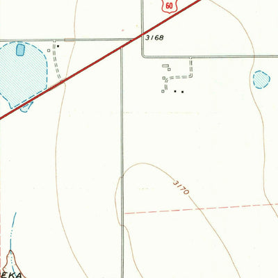 United States Geological Survey Hoover, TX (1967, 24000-Scale) digital map