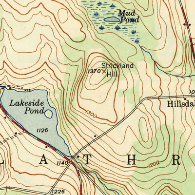 United States Geological Survey Hop Bottom, PA (1947, 24000-Scale) digital map