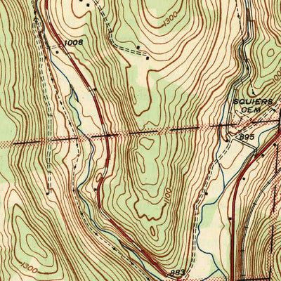 United States Geological Survey Hop Bottom, PA (1947, 24000-Scale) digital map