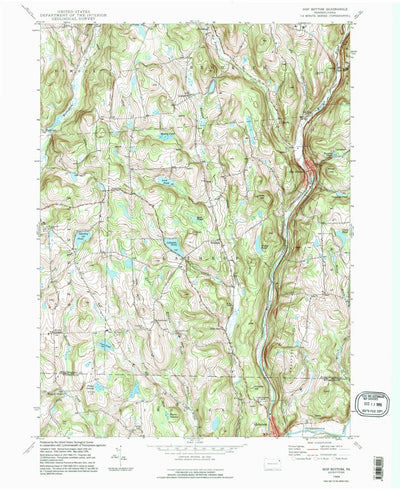 United States Geological Survey Hop Bottom, PA (1994, 24000-Scale) digital map
