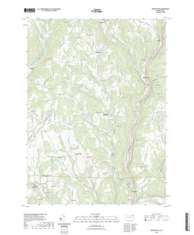 United States Geological Survey Hop Bottom, PA (2023, 24000-Scale) digital map