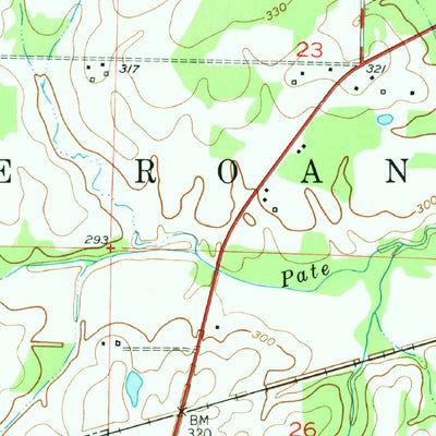 United States Geological Survey Hope, AR (1951, 24000-Scale) digital map