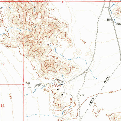 United States Geological Survey Hope, AZ (1961, 62500-Scale) digital map