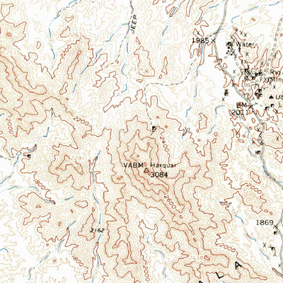 United States Geological Survey Hope, AZ (1961, 62500-Scale) digital map