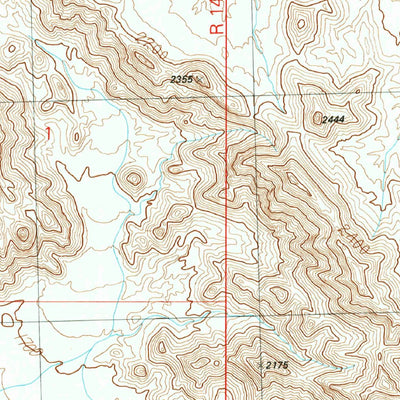United States Geological Survey Hope, AZ (1990, 24000-Scale) digital map