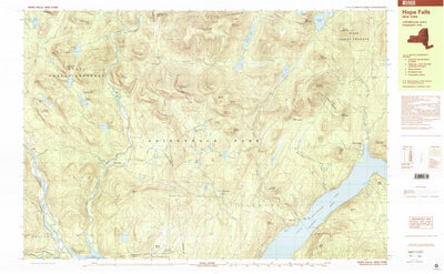 United States Geological Survey Hope Falls, NY (1999, 25000-Scale) digital map