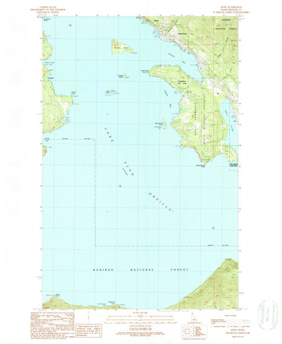 United States Geological Survey Hope, ID (1989, 24000-Scale) digital map