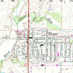 United States Geological Survey Hope, IN (1968, 24000-Scale) digital map