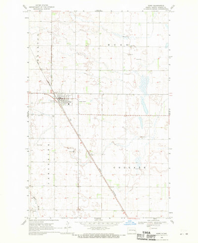 United States Geological Survey Hope, ND (1968, 24000-Scale) digital map