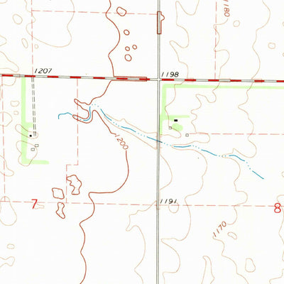 United States Geological Survey Hope, ND (1968, 24000-Scale) digital map