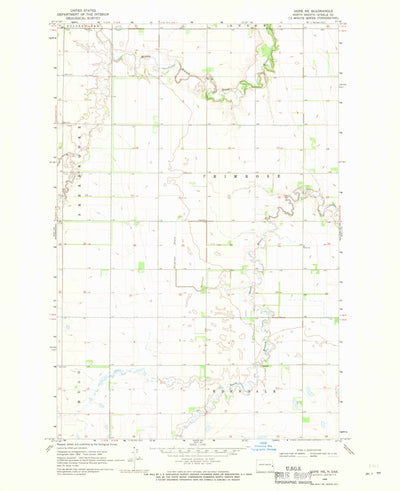 United States Geological Survey Hope NE, ND (1968, 24000-Scale) digital map
