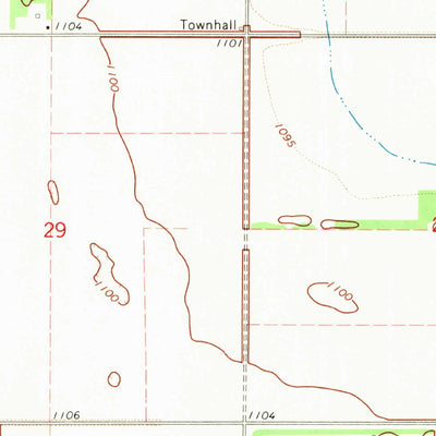 United States Geological Survey Hope NE, ND (1968, 24000-Scale) digital map