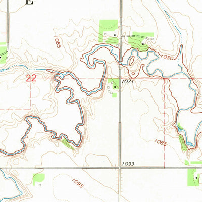 United States Geological Survey Hope NE, ND (1968, 24000-Scale) digital map