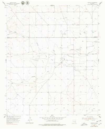 United States Geological Survey Hope NE, NM (1955, 24000-Scale) digital map