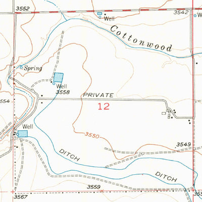 United States Geological Survey Hope NE, NM (1955, 24000-Scale) digital map