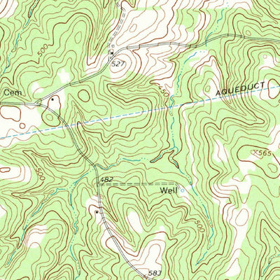 United States Geological Survey Hope Pond, TX (1966, 24000-Scale) digital map