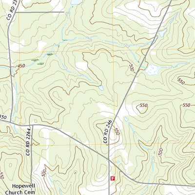United States Geological Survey Hope Pond, TX (2022, 24000-Scale) digital map