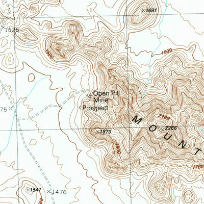 United States Geological Survey Hope SE, AZ (1990, 24000-Scale) digital map