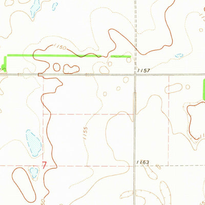 United States Geological Survey Hope SE, ND (1966, 24000-Scale) digital map