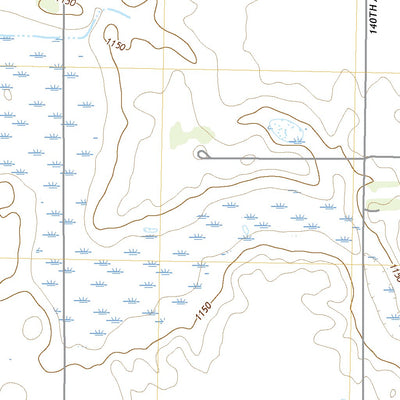 United States Geological Survey Hope SE, ND (2020, 24000-Scale) digital map