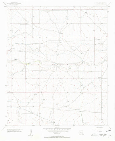 United States Geological Survey Hope SE, NM (1956, 24000-Scale) digital map