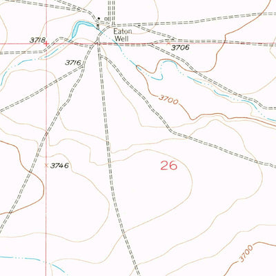 United States Geological Survey Hope SE, NM (1956, 24000-Scale) digital map