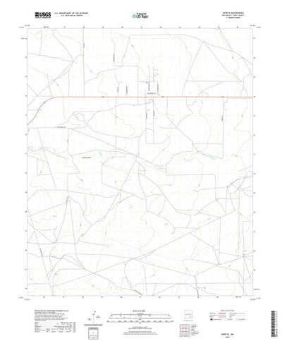 United States Geological Survey Hope SE, NM (2020, 24000-Scale) digital map