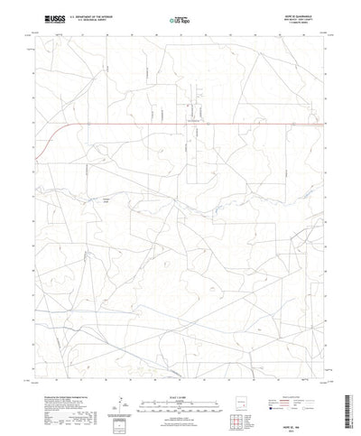 United States Geological Survey Hope SE, NM (2023, 24000-Scale) digital map