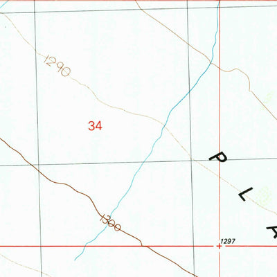 United States Geological Survey Hope SW, AZ (1990, 24000-Scale) digital map