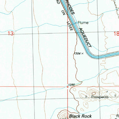 United States Geological Survey Hope SW, AZ (1990, 24000-Scale) digital map