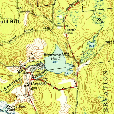 United States Geological Survey Hope Valley, RI (1953, 31680-Scale) digital map