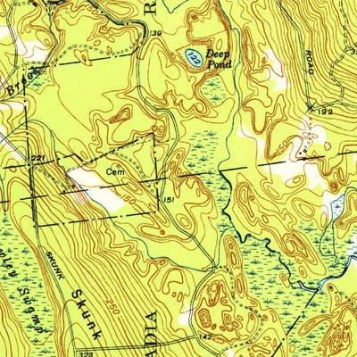 United States Geological Survey Hope Valley, RI (1953, 31680-Scale) digital map