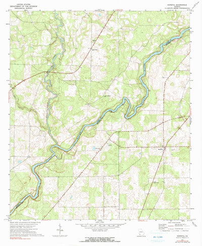 United States Geological Survey Hopeful, GA (1971, 24000-Scale) digital map