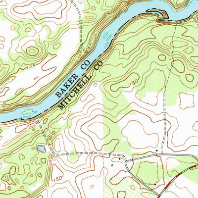 United States Geological Survey Hopeful, GA (1971, 24000-Scale) digital map