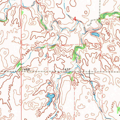 United States Geological Survey Hopeton, OK (1969, 24000-Scale) digital map