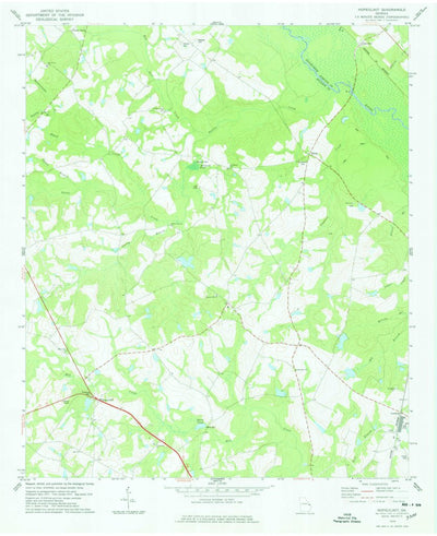 United States Geological Survey Hopeulikit, GA (1978, 24000-Scale) digital map