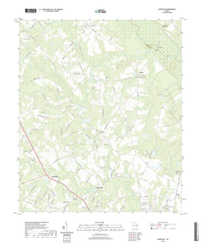 United States Geological Survey Hopeulikit, GA (2020, 24000-Scale) digital map